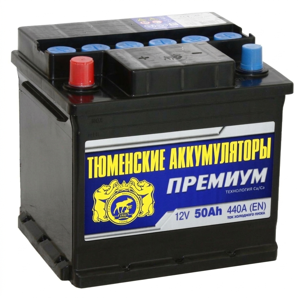АКБ Тюмень 50 Ач 6СТ-50L Premium АКБ Тюмень 50 Ач 6СТ-50L Premium