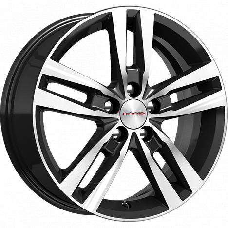 K&K Rassvet 6,5x16 5*108 Et:40 Dia:67,1 Алмаз чёрный K&K Rassvet 6,5x16 5*108 Et:40 Dia:67,1 Алмаз чёрный