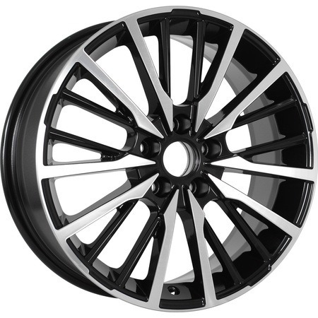 KDW KD1740 7x17 5*108 Et:33 Dia:60,1 Black_Front_Polished KDW KD1740 7x17 5*108 Et:33 Dia:60,1 Black_Front_Polished