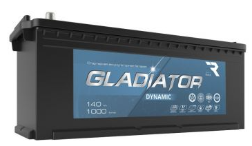 АКБ 6СТ - 140 Ач Gladiator Dynamic L АКБ 6СТ - 140 Ач Gladiator Dynamic L