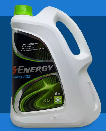 Антифриз G-Energy 40 зеленый 5кг канистра
