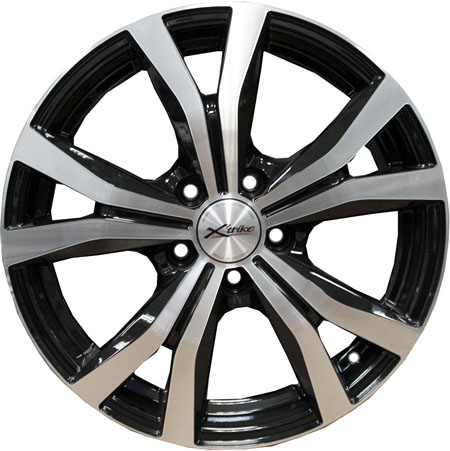 X'trike X-119 6,5x16 5*114,3 Et:45 Dia:67,1 BK/FP X'trike X-119 6,5x16 5*114,3 Et:45 Dia:67,1 BK/FP