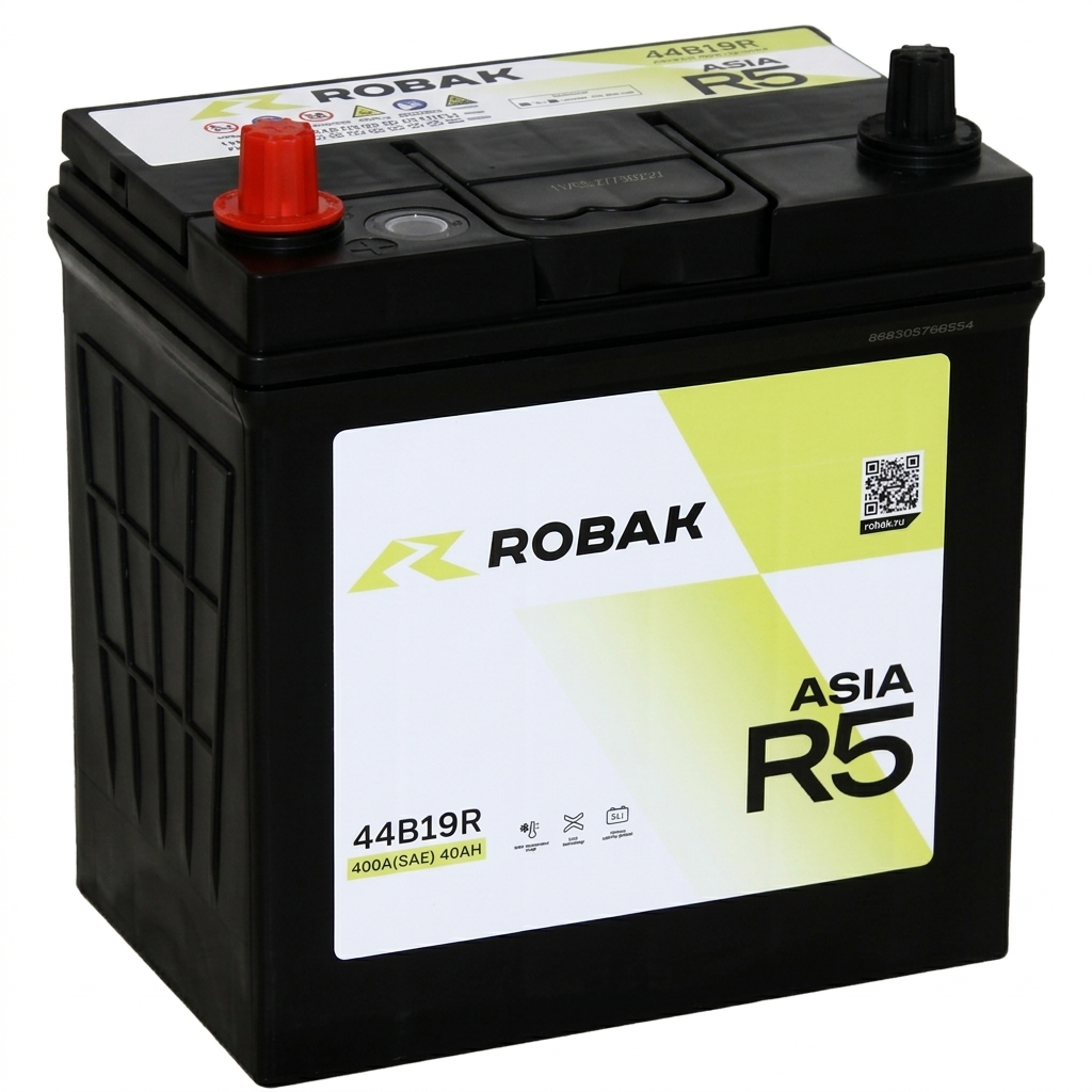 АКБ Robak ASIA R5 40 Ач 6СТ-40.1 VL 44B19R АКБ Robak ASIA R5 40 Ач 6СТ-40.1 VL 44B19R
