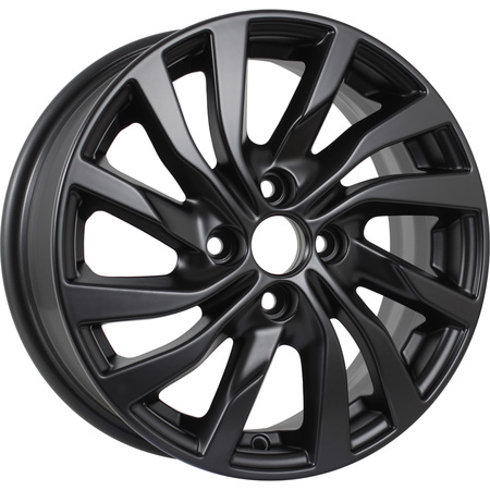KDW KD1546 6x15 4*100 Et:46 Dia:54,1 Matt_Black_Painted KDW KD1546 6x15 4*100 Et:46 Dia:54,1 Matt_Black_Painted