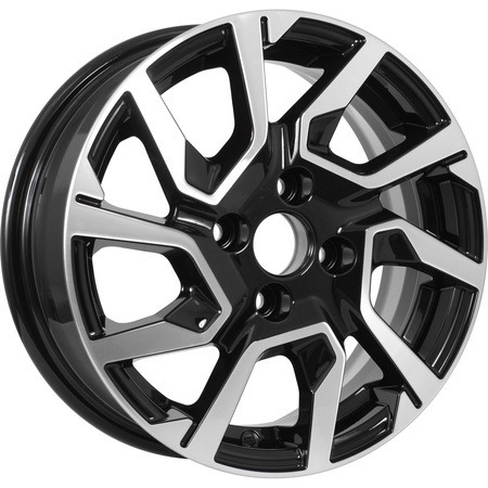 KDW KD1420 5,5x14 4*98 Et:35 Dia:58,6 Black_Front_Polished KDW KD1420 5,5x14 4*98 Et:35 Dia:58,6 Black_Front_Polished