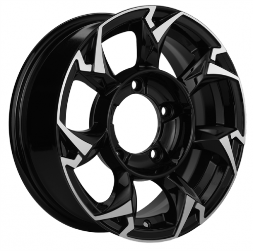 Khomen 1505 5,5x15 5*139,7 Et:5 Dia:98 Black-FP Khomen 1505 5,5x15 5*139,7 Et:5 Dia:98 Black-FP
