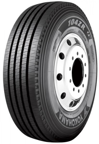 грузовая шина Yokohama 104ZR 245/70 R19.5 136/134M 0pr Рулевая грузовая шина Yokohama 104ZR 245/70 R19.5 136/134M 0pr Рулевая