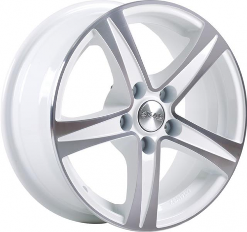 Скад Sakura 6,5x15 5*114,3 Et:40 Dia:66,1 алмаз-белый Скад Sakura 6,5x15 5*114,3 Et:40 Dia:66,1 алмаз-белый