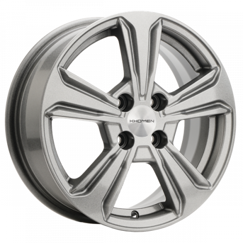 Khomen 1502 6x15 4*100 Et:50 Dia:60,1 G-Silver Khomen 1502 6x15 4*100 Et:50 Dia:60,1 G-Silver