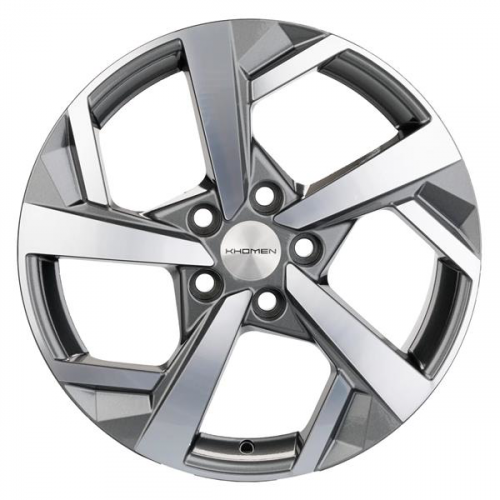 Khomen 1712 7x17 5*114,3 Et:45 Dia:67,1 Gray-FP Khomen 1712 7x17 5*114,3 Et:45 Dia:67,1 Gray-FP