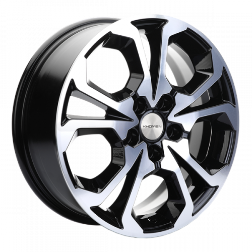 Khomen 1711 7x17 5*108 Et:43 Dia:65,1 Black-FP Khomen 1711 7x17 5*108 Et:43 Dia:65,1 Black-FP