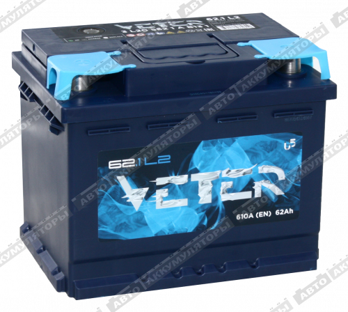 АКБ VETER 62 Ач 6СТ-62.1 VL
