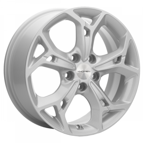 Khomen 1702 7x17 5*110 Et:46 Dia:63,3 F-Silver Khomen 1702 7x17 5*110 Et:46 Dia:63,3 F-Silver