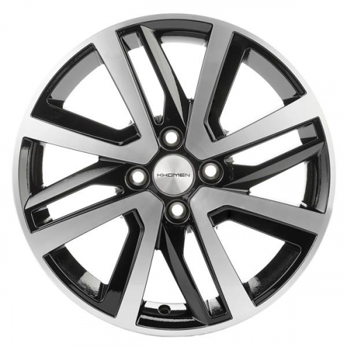 Khomen 1609 6x16 4*100 Et:48 Dia:54,1 BLACK-FP Khomen 1609 6x16 4*100 Et:48 Dia:54,1 BLACK-FP