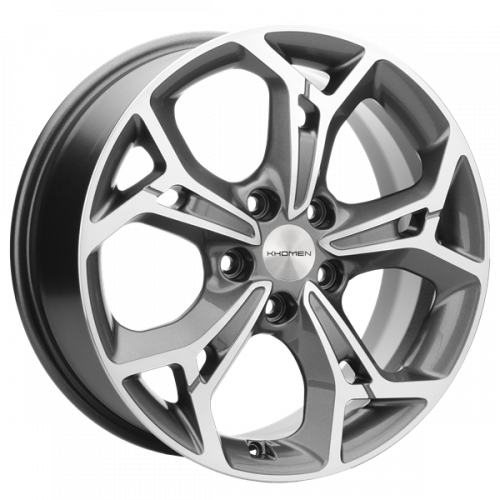 Khomen 1702 7x17 5*112 Et:40 Dia:57,1 Gray-FP Khomen 1702 7x17 5*112 Et:40 Dia:57,1 Gray-FP