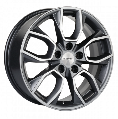 Khomen 1713 7x17 5*114,3 Et:47 Dia:67,1 Gray-FP Khomen 1713 7x17 5*114,3 Et:47 Dia:67,1 Gray-FP