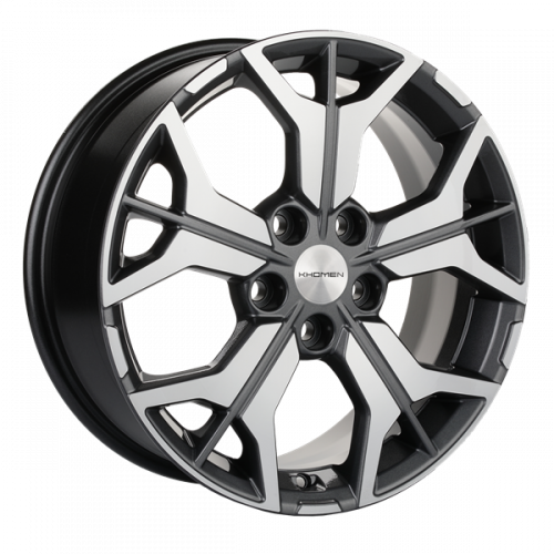Khomen 1715 7x17 5*114,3 Et:39 Dia:60,1 Gray-FP Khomen 1715 7x17 5*114,3 Et:39 Dia:60,1 Gray-FP