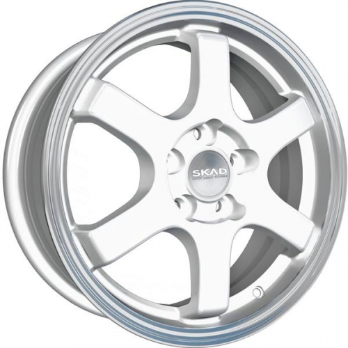 Скад Киото 6x15 4*100 Et:40 Dia:60,1 алмаз белый