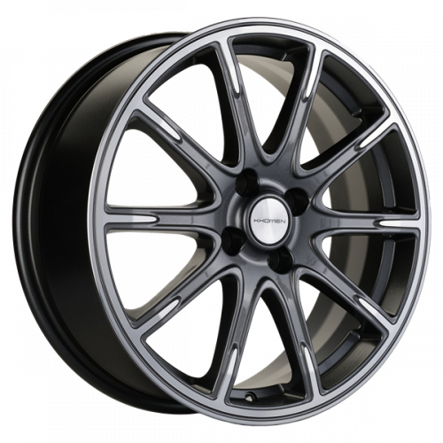 Khomen 1707 6,5x17 4*100 Et:50 Dia:60,1 Gray-FP Khomen 1707 6,5x17 4*100 Et:50 Dia:60,1 Gray-FP