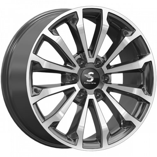 Premium Series КР006 8,5x20 6*139,7 Et:33 Dia:100,1 Diamond Black Gris Premium Series КР006 8,5x20 6*139,7 Et:33 Dia:100,1 Diamond Black Gris