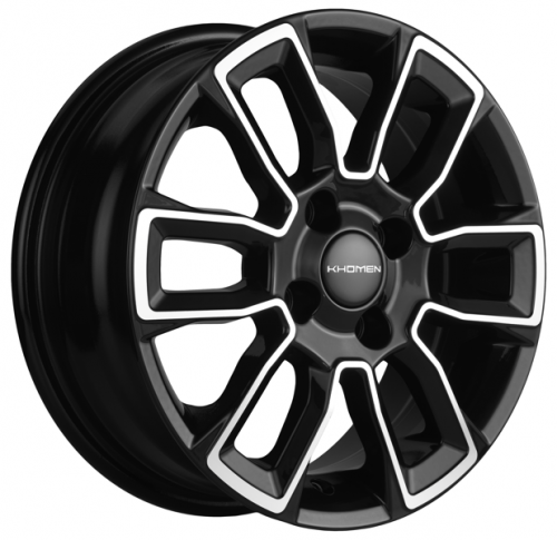 Khomen KHW1406 5,5x14 4*100 Et:38 Dia:67,1 Black-FP Khomen KHW1406 5,5x14 4*100 Et:38 Dia:67,1 Black-FP