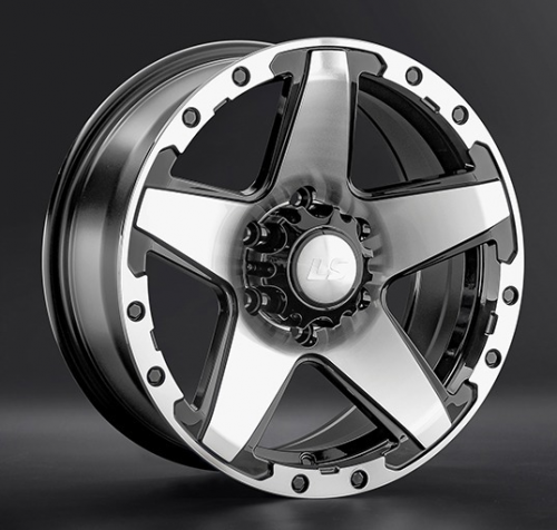 LS wheels LS 1284 8x17 6*139,7 Et:25 Dia:106,1 bkf LS wheels LS 1284 8x17 6*139,7 Et:25 Dia:106,1 bkf