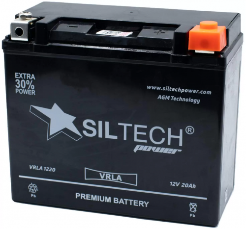 АКБ 6СТ - 20 Ач SILTECH AGM VRLA (YT Х20-BS) АКБ 6СТ - 20 Ач SILTECH AGM VRLA (YT Х20-BS)