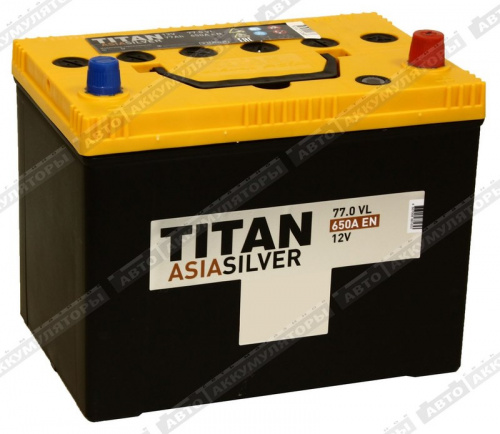 АКБ Titan Asia Silver 77 Ач о/п 6СТ-77.0 VL (D26L)