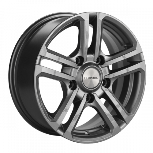 Khomen 1602 6,5x16 5*139,7 Et:40 Dia:98 Gray Khomen 1602 6,5x16 5*139,7 Et:40 Dia:98 Gray