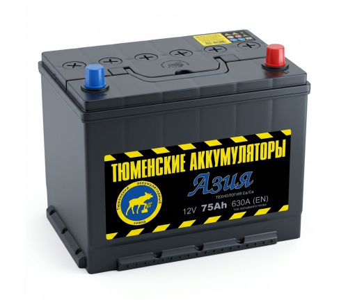 АКБ Тюмень 75 Ач о/п 6СТ-75LR Азия АКБ Тюмень 75 Ач о/п 6СТ-75LR Азия