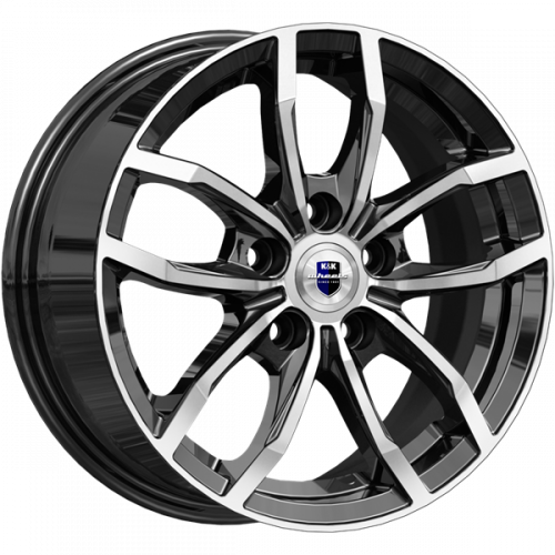 K&K Фрост 6,5x15 5*100 Et:45 Dia:67,1 алмаз чёрный