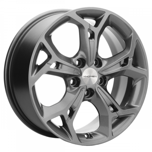 Khomen 1702 7x17 5*110 Et:46 Dia:63,3 Gray Khomen 1702 7x17 5*110 Et:46 Dia:63,3 Gray