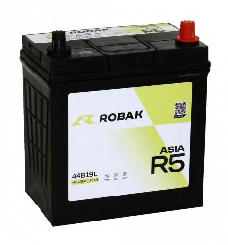 АКБ Robak ASIA R5 40 Ач о/п 6СТ-40.0 VL 44B19L