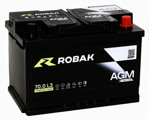 АКБ Robak AGM 70 Ач о/п