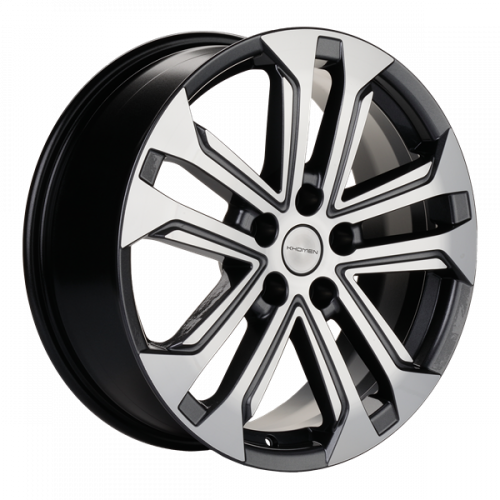 Khomen 1803 7x18 5*114,3 Et:50 Dia:67,1 Gray-FP Khomen 1803 7x18 5*114,3 Et:50 Dia:67,1 Gray-FP