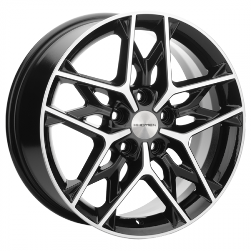 Khomen 1709 7x17 5*108 Et:50 Dia:63,3 Black-FP Khomen 1709 7x17 5*108 Et:50 Dia:63,3 Black-FP