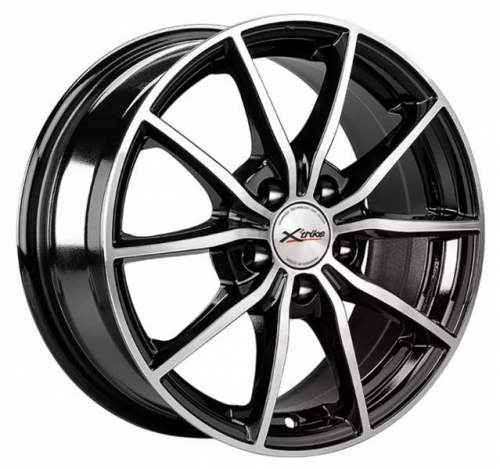 X'trike X-111М 6,5x15 5*112 Et:35 Dia:66,6 BK/FP X'trike X-111М 6,5x15 5*112 Et:35 Dia:66,6 BK/FP