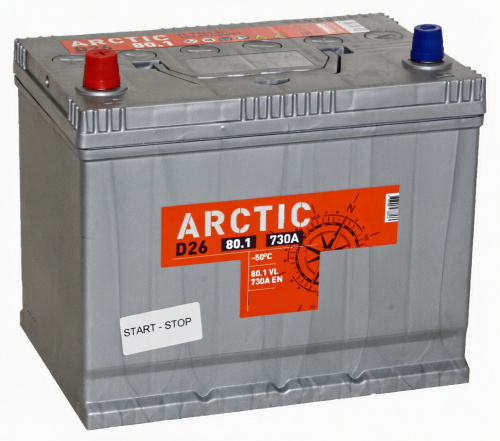 АКБ Titan Arctic AsiaSilver 80 Ач 6СТ-80.1 VL