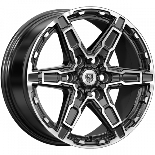 K&K Дистрикт 8x18 6*139,7 Et:35 Dia:67,1 алмаз чёрный K&K Дистрикт 8x18 6*139,7 Et:35 Dia:67,1 алмаз чёрный