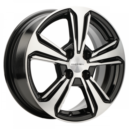 Khomen 1502 6x15 4*100 Et:46 Dia:54,1 BLACK-FP Khomen 1502 6x15 4*100 Et:46 Dia:54,1 BLACK-FP