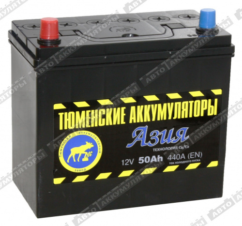 АКБ Тюмень 50 Ач 6СТ-50L Азия