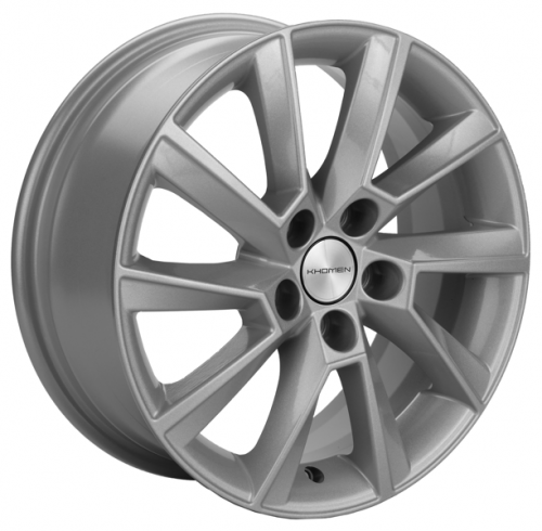 Khomen 1604 6x16 5*100 Et:45 Dia:54,1 F-Silver Khomen 1604 6x16 5*100 Et:45 Dia:54,1 F-Silver
