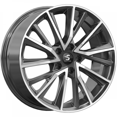 Premium Series КР010 7,5x18 5*108 Et:36 Dia:65,1 Diamond Black Gris