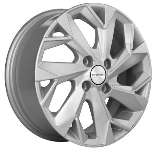 Khomen 1402 5,5x14 4*100 Et:46 Dia:54,1 F-Silver Khomen 1402 5,5x14 4*100 Et:46 Dia:54,1 F-Silver