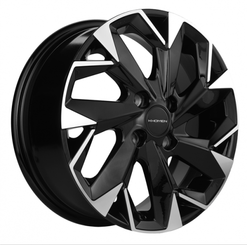 Khomen 1508 6x15 4*100 Et:50 Dia:60,1 Black-FP