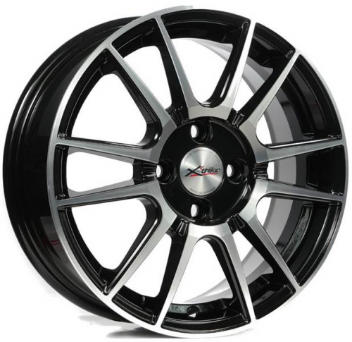 X'trike X-127 6x15 4*100 Et:45 Dia:67,1 BK/FP X'trike X-127 6x15 4*100 Et:45 Dia:67,1 BK/FP